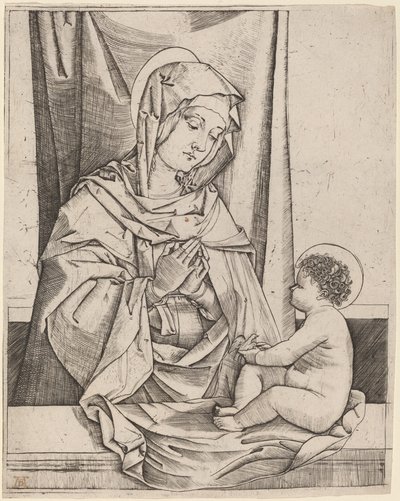 聖母子 作： Benedetto Montagna