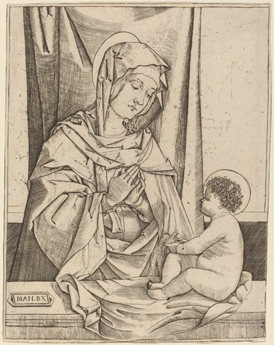 聖母子 作： Benedetto Montagna