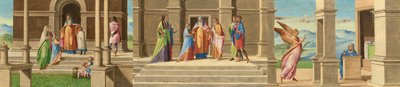 聖母の贈呈と結婚、受胎告知 作： Benedetto Rusconi
