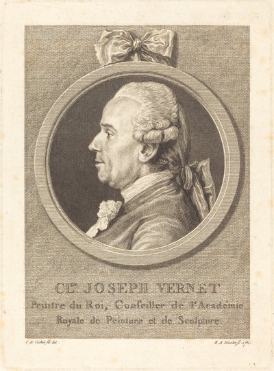 クロード・ジョセフ・ヴェルネ 作： Benedict Alphonse Nicolet after Charles Nicolas Cochin II