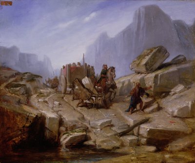 ハンニバルと彼の軍によるセレシアの占領、1860 作： Benedict Masson