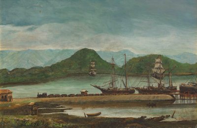 ベネディト・カリクスト - 1888年、スペイン、サントス港 作： ベネディト・カリスト
