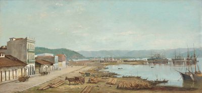 ベネディト・カリクスト-1887年、スペイン、サントスの領事館の港 作： ベネディト・カリスト