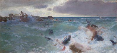 ケンタウロスの復讐、1890年頃 作： Benes Knupfer