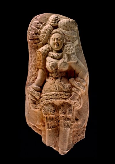 ヤクシの成形プラーク、タムルク、紀元前200年頃（テラコッタ） 作： Bengali School