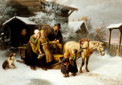 家を出る（Dalecarlianシーン） 作： Bengt Nordenberg