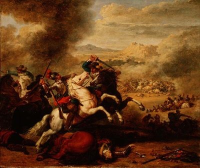 戦闘中のキャバリア 作： Benigne Gagnereaux