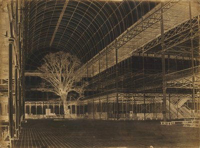 クリスタル パレス、ハイド パーク、トランセプト、1852 年。 作： Benjamin Brecknell Turner
