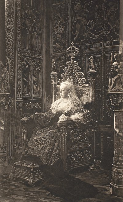 ヴィクトリア女王、1901年。 作： Benjamin Constant