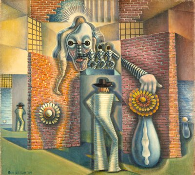 無題（シュールアブストラクション）、1939 作： Benjamin F. Berlin