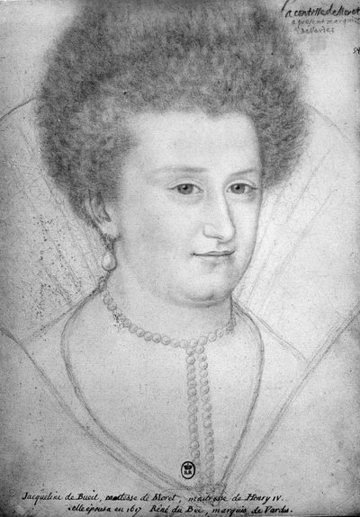 ジャクリーン・ド・ブイユ（1580-1651）モレット伯爵夫人の肖像 作： Benjamin Foulon