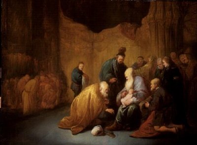 割礼」（油彩・パネル） 作： Benjamin Gerritsz. Cuyp