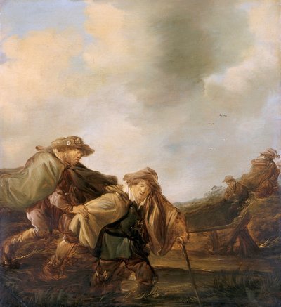 「盲人のたとえ話」、c1630-1652 作： Benjamin Gerritz Cuyp