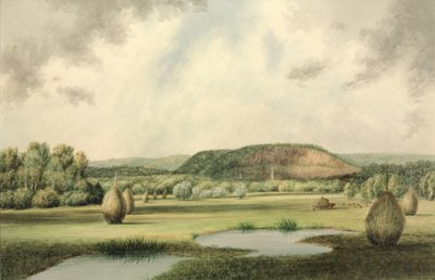 ウェストロック、コネチカット州ニューヘブン、1854〜60年頃（紙にトイレ） 作： Benjamin H. Coe