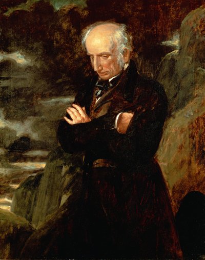 ウィリアムワーズワースの肖像（1770-1850）1842 作： Benjamin Haydon