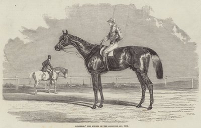キングストン、グッドウッドカップの優勝者、1852年 作： Benjamin Herring