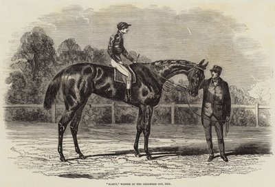 ナンシー、グッドウッドカップの優勝者、1851年 作： Benjamin Herring