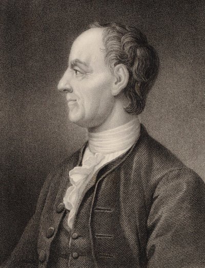 数学者レオンハルト・オイラーの肖像 1707-1783, 1850. 作： Benjamin Holl