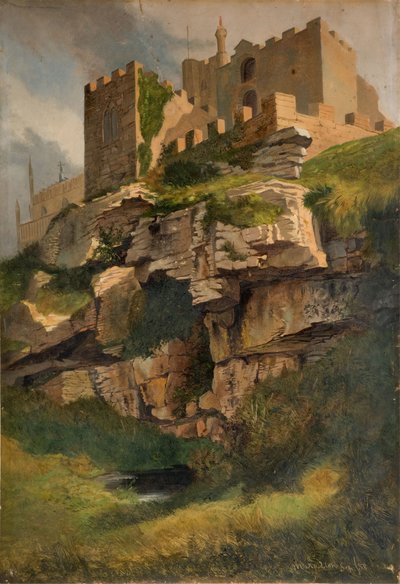 マラジオンの断崖、コーンウォール、1858年。 作： Benjamin Johnson