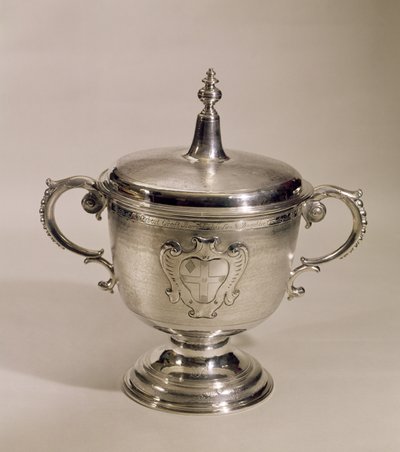 ジェームズIIスティープルカップ、1685年（シルバー） 作： Benjamin Pyne