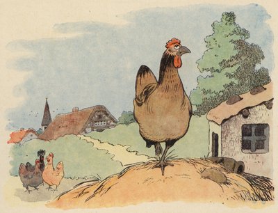 Benjamin Rabier による Chantecler のイラスト (カラー リソ) 作： Benjamin Rabier