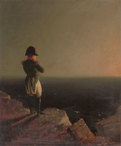 ナポレオンボナパルトのセントヘレナでの黙想、1841年 作： Benjamin Robert Haydon