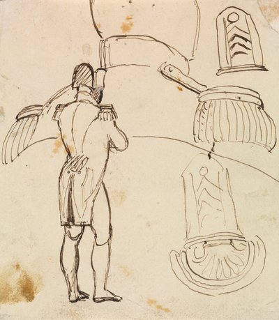 Estudo para Napoleão Bonaparte 作： Benjamin Robert Haydon