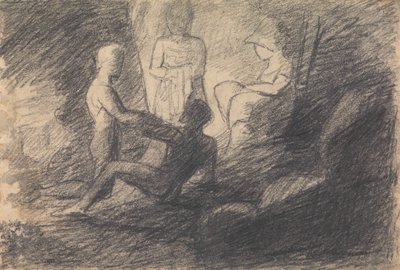 洞窟の人物の研究 作： Benjamin Robert Haydon