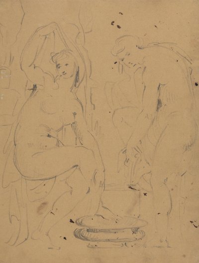 女性の入浴に関する研究 作： Benjamin Robert Haydon