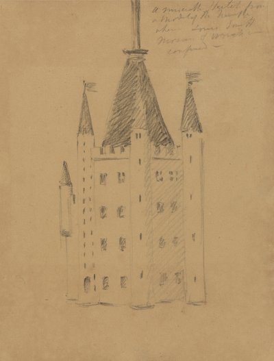 城の研究 作： Benjamin Robert Haydon