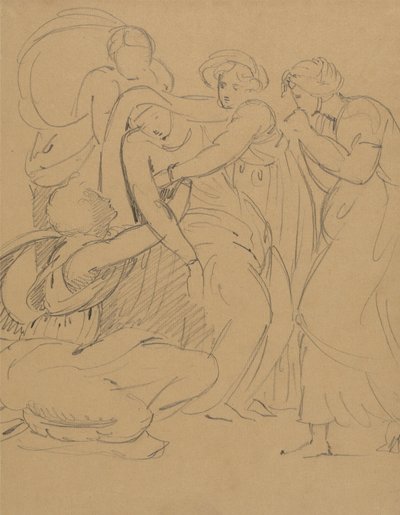 Dramaattisen kohtauksen tutkimus 作： Benjamin Robert Haydon