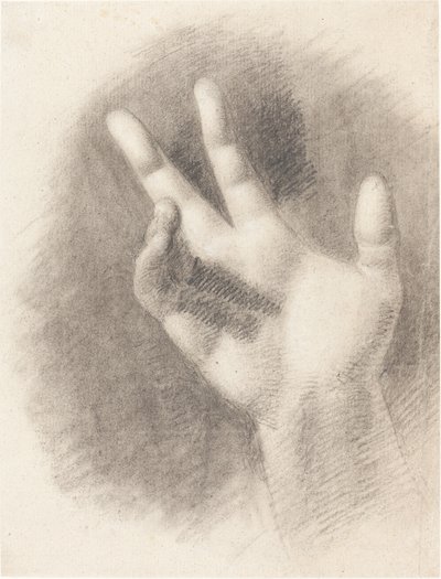 右手の習作 [直筆] 作： Benjamin Robert Haydon