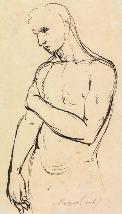 若い男の研究 作： Benjamin Robert Haydon
