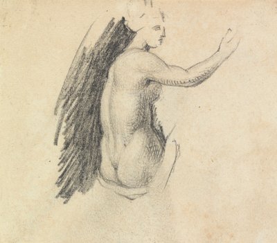 Tutkimus alastonfiguurin takapuolelta 作： Benjamin Robert Haydon