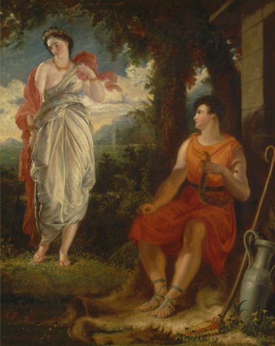 ヴィーナスとアンキセス [1826年、王立芸術アカデミー、ロンドン、展覧会カタログ] 作： Benjamin Robert Haydon
