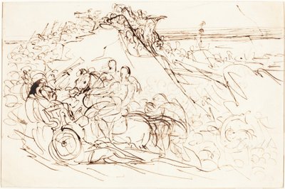 クセノフォンと海を見るギリシア人 [直訳] 作： Benjamin Robert Haydon