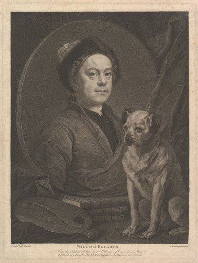ウィリアム・ホガース、1795年6月7日。 作： Benjamin Smith