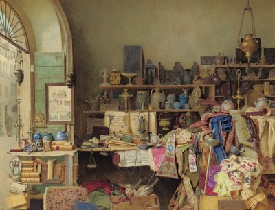 ローマのビット。ローマの少し、1884 作： Benjamin Walter Spiers