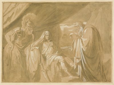 アレキサンダーと医師フィリップの信頼関係 作： Benjamin West