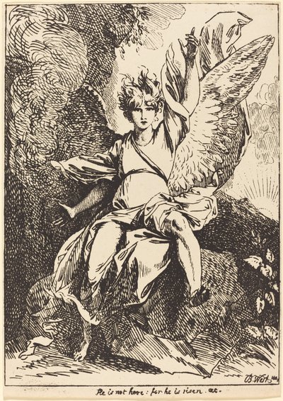復活の天使 作： Benjamin West