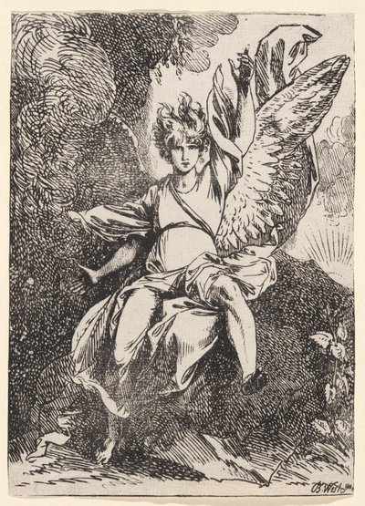 復活の天使 作： Benjamin West