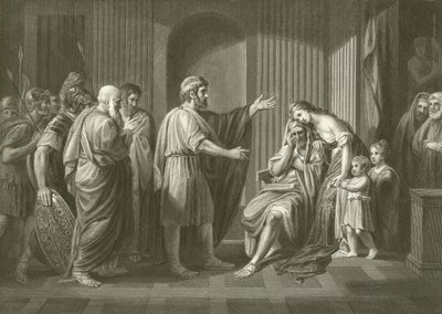 クロンブロトゥスの追放 作： Benjamin West