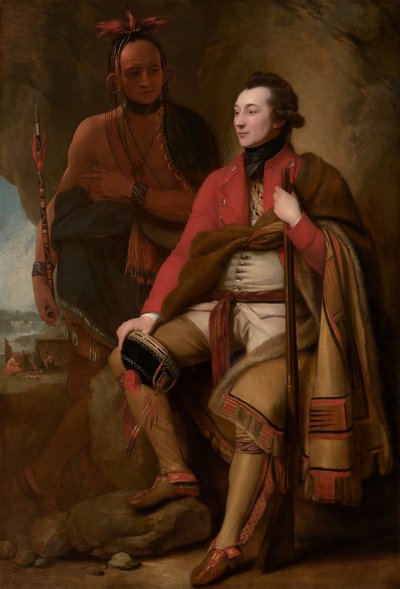 ガイ・ジョンソン大佐とカロンヒョンテ（デビッド・ヒル大尉） 作： Benjamin West