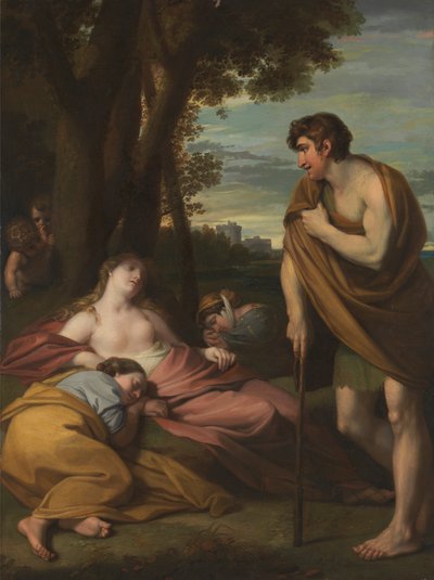 シモンとイフィゲニア 作： Benjamin West