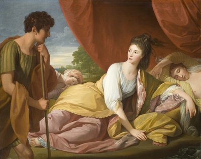 サイモンとイフィゲニア 作： Benjamin West