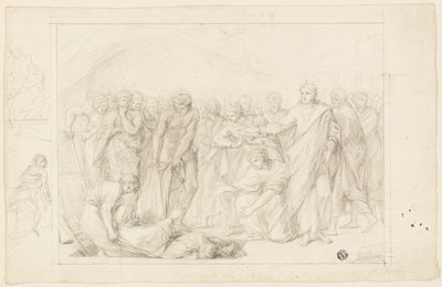 アナニアの死 作： Benjamin West