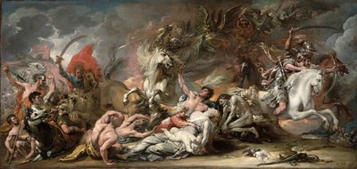淡い馬の死、1796年 作： Benjamin West