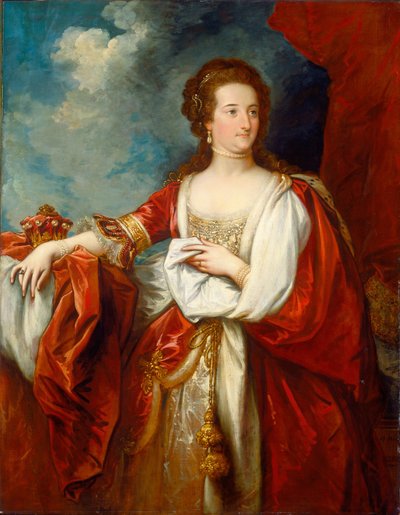 エフィンガム伯爵夫人エリザベス 作： Benjamin West