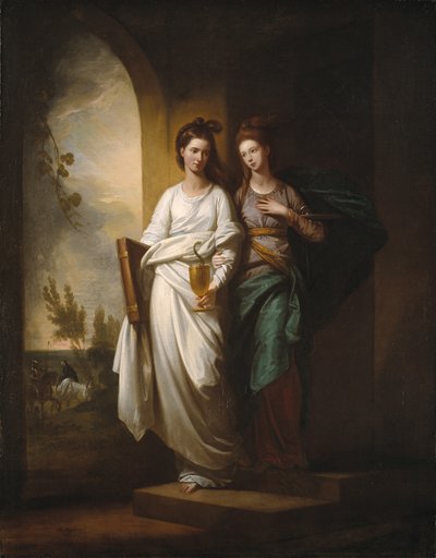 フィデリアと希望 作： Benjamin West
