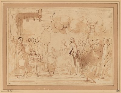 1789 年にジョージ 3 世が王権を回復 作： Benjamin West
